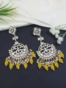 I Jewels Gold Plated Contemporary Chandbalis Earrings