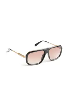 OPIUM Men Aviator Sunglasses with UV Protected Lens OP-10233-C02-56-Gold