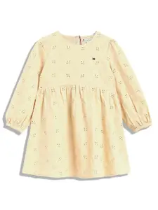 Tommy Hilfiger Girls A-Line Cotton Dress