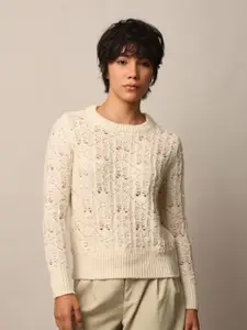 ONLY Women Cable Knit Pullover Sweaters