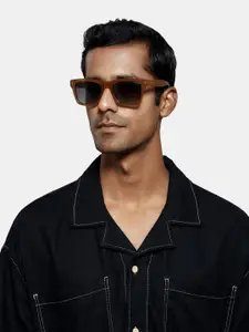 OPIUM Men Wayfarer Sunglasses with UV Protected Lens OP-10290-C03-55