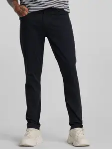 Snitch Men Smart Slim Fit Chinos Trouser