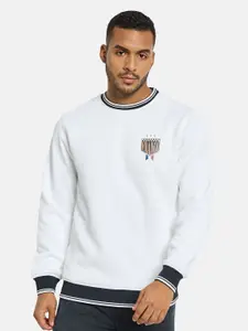 Octave Men Typography Printed Pullover Sweatshirt