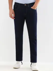 Allen Solly Men Blue Slim Fit Mid-Rise Clean Look Non Stretchable Jeans