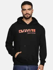 The Roadster Lifestyle Co - Men Printed Cotton Relaxed Fit Hooded Sweatshirts