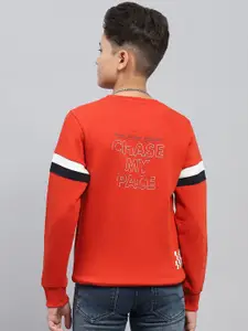Monte Carlo Boys Printed Cotton Pullover Sweatshirt