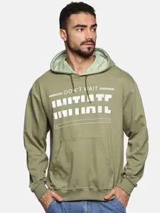 The Roadster Lifestyle Co Men Printed Relaxed Fit Hoodie