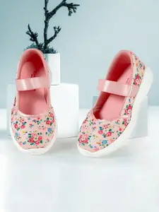 KazarMax Girls Floral Printed Ballerinas Flats