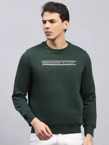 Monte Carlo Men Round Neck Cotton Pullover Sweatshirt