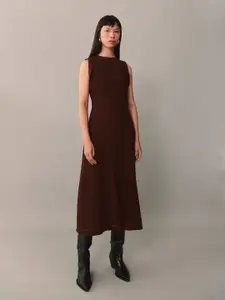 MANGO A-Line Sleeveless Midi Dress