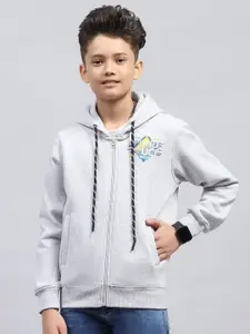 Monte Carlo Boys Printed Hooded Cotton Sweatshirt