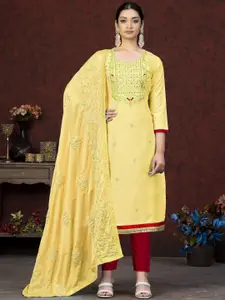Maroosh Ethnic Motifs Embroidered Unstitched Dress Material
