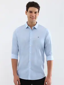 Allen Solly Men Spread Collar Abstract Printed Cotton Slim Fit Casual Shirt