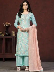 Maroosh Ethnic Motifs Embellished Unstitched Dress Material