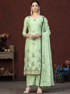 Maroosh Ethnic Motifs Embroidered Zari Unstitched Dress Material