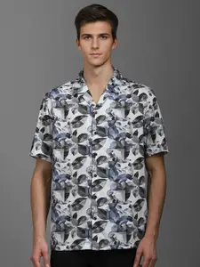 Louis Philippe Sport Men Slim Fit Floral Opaque Printed Casual Shirt