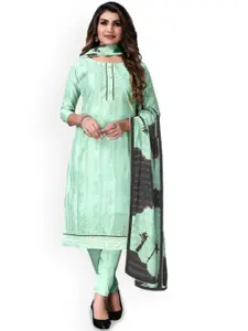 Maroosh Geometric Printed Unstitched Dress Material