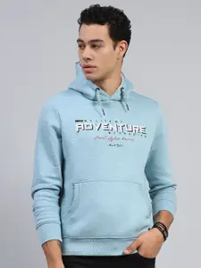 Monte Carlo Men Printed Hooded Pullover Sweatshirt