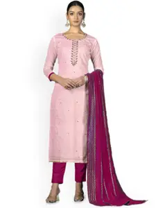 Maroosh Ethnic Motifs Embroidered Beads & Stones Unstitched Dress Material