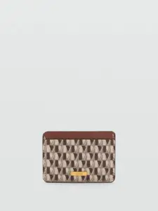 MANGO Women Brand Logo Printed Card Holder