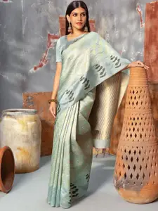 Soch Ethnic Motifs Woven Design Zari Tussar Saree