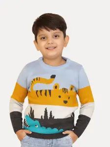 JoE Hazel Boys Printed Pullover Sweaters