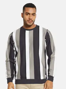 Octave Men Striped Sweatshirt