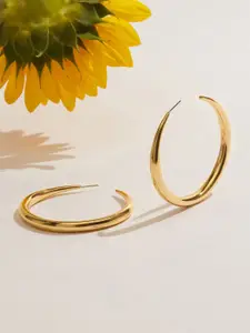 Accessorize Stainless Steel Circular Hoop Earrings