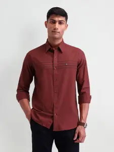 Arrow Sport Men Manhattan Slim Fit Horizontal Stripes Opaque Striped Casual Shirt