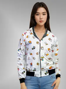 BAESD Women Long Sleeves Double Sided Front-Open Hooded Jacket