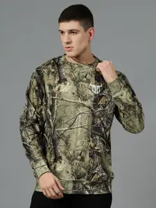 GO DEVIL Men Printed Pullover Sweatshirt