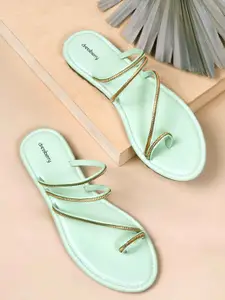 DressBerry Women Party One Toe Flats