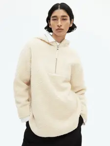 H&M Women Oversized Fleece Hoodie