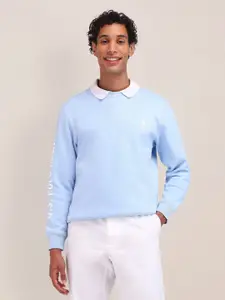 U.S. Polo Assn. Men Printed  Long Sleeves Round Neck Sweatshirts