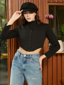 Campus Sutra Women Long Sleeves Sweatshirt