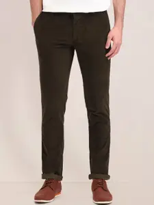 U.S. Polo Assn. Men Urban Slim Slim Fit Mid Rise Chinos Trousers