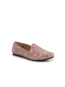 FAUSTO Boys  Slip-On Ethnic - Embellished Lightweight Mojaris