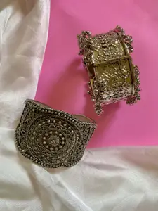 ATIBELLE Set Of 2 Gold-Plated Bangles