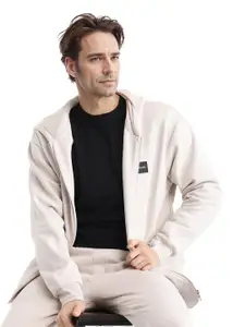 RARE RABBIT Men Hooded Cotton Sweatshirt