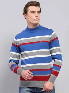 Monte Carlo Men Striped Woollen Pullover