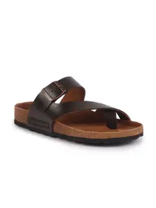 FAUSTO Men Leather Comfort Sandals