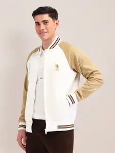 U.S. Polo Assn. Men Colourblocked Sweatshirt