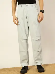 Thomas Scott Men Classic Straight Fit Cargos Trousers