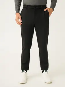 The Pant Project Twill Structured Slim-Fit Wrinkle-Free Power-Stretch Knitted Trousers