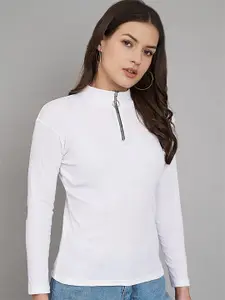 Dream Beauty Fashion Women High Neck Long Sleeves Top