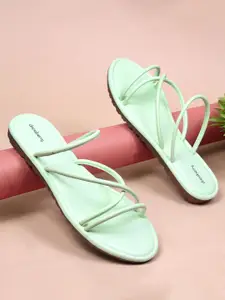 DressBerry Women Open Toe Flats