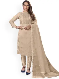 Maroosh Embroidered Organza Unstitched Dress Material