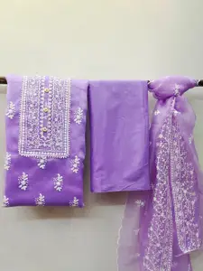 Maroosh Embroidered Organza Unstitched Dress Material