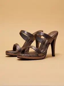 ERIDANI Eriqa Metallic Stilettos