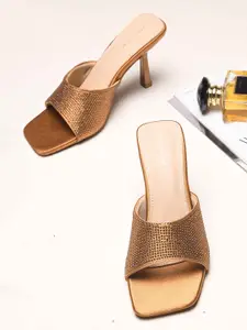 CLOG LONDON Women Embellished Slim Heels Sandals